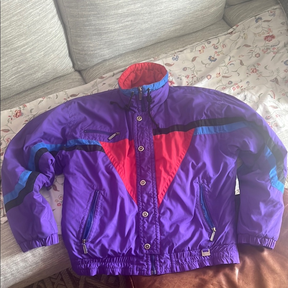Vintage Purple Ski Jacket